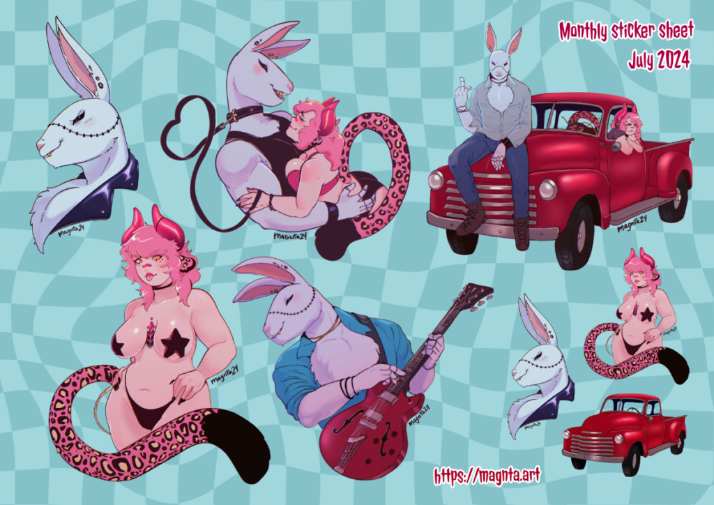 July Exclusive :: Sticker Sheet