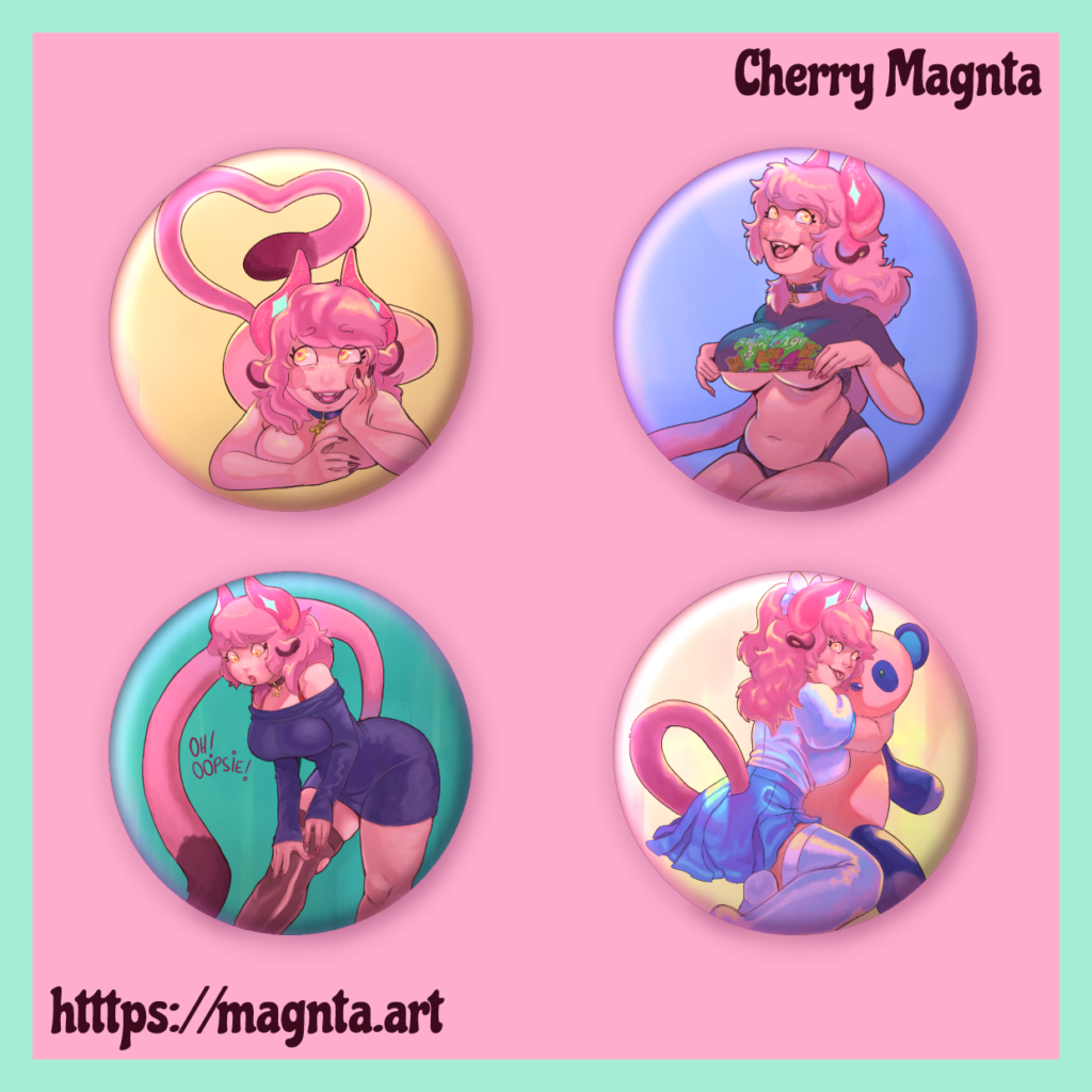Cherry Magnta :: Pins
