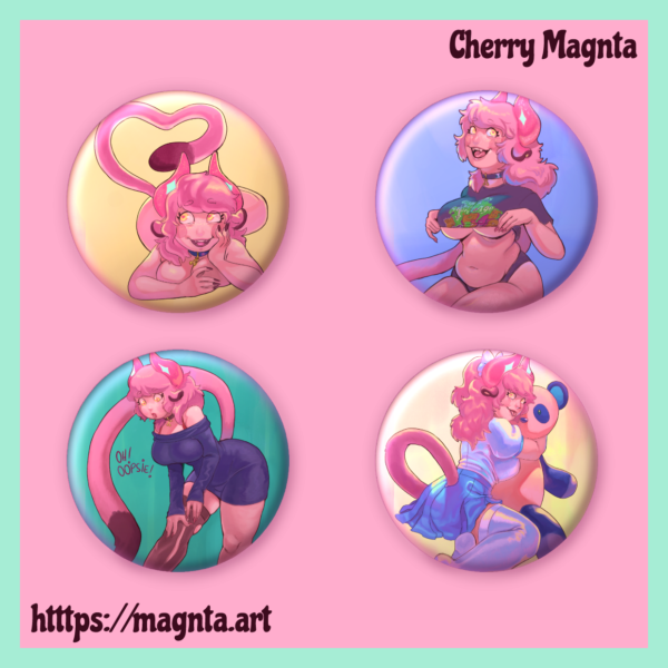 Cherry Magnta :: Pin