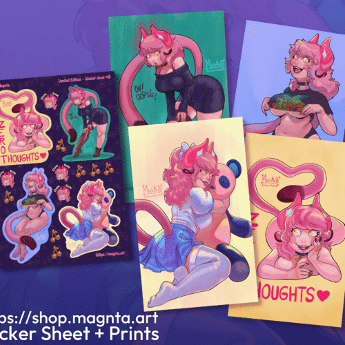 Cherry Magnta :: Print Set