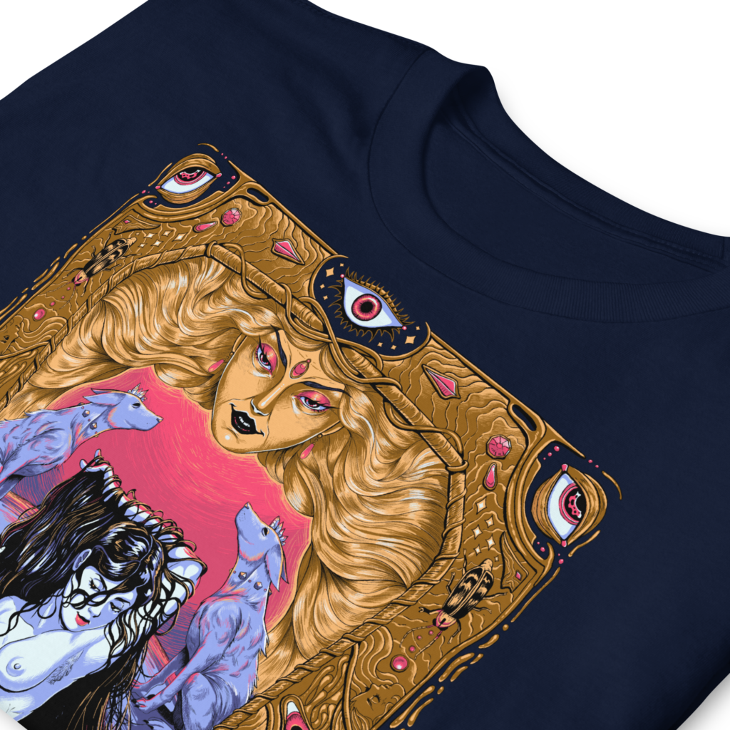 Occult Fantasy Mythological Ritual T-Shirt Featuring a Mystical Goddess by Magnta