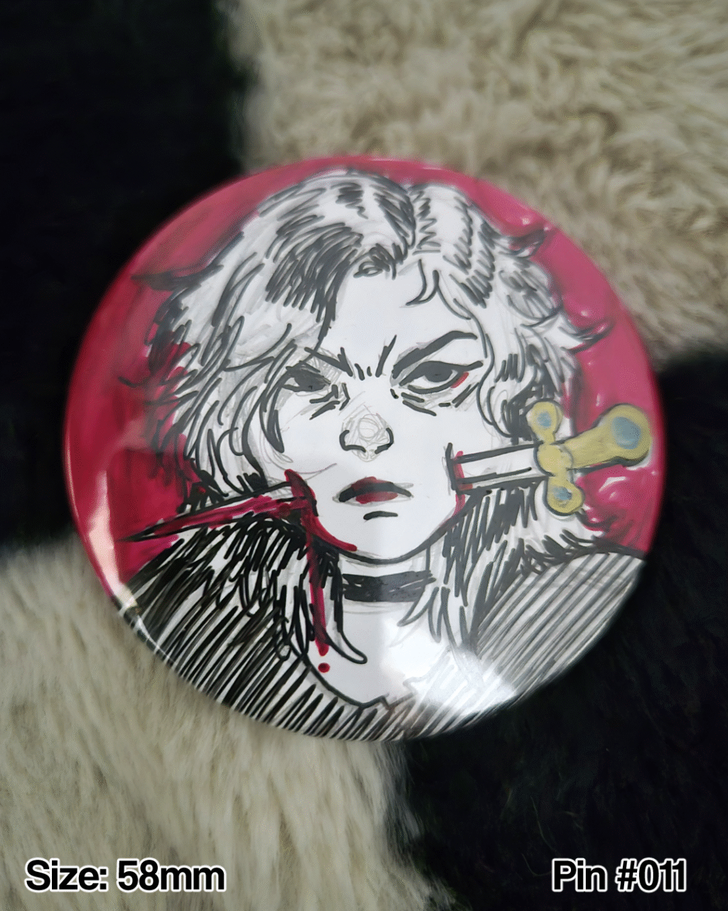 Hand drawn sketches :: Button Pins - Image 6