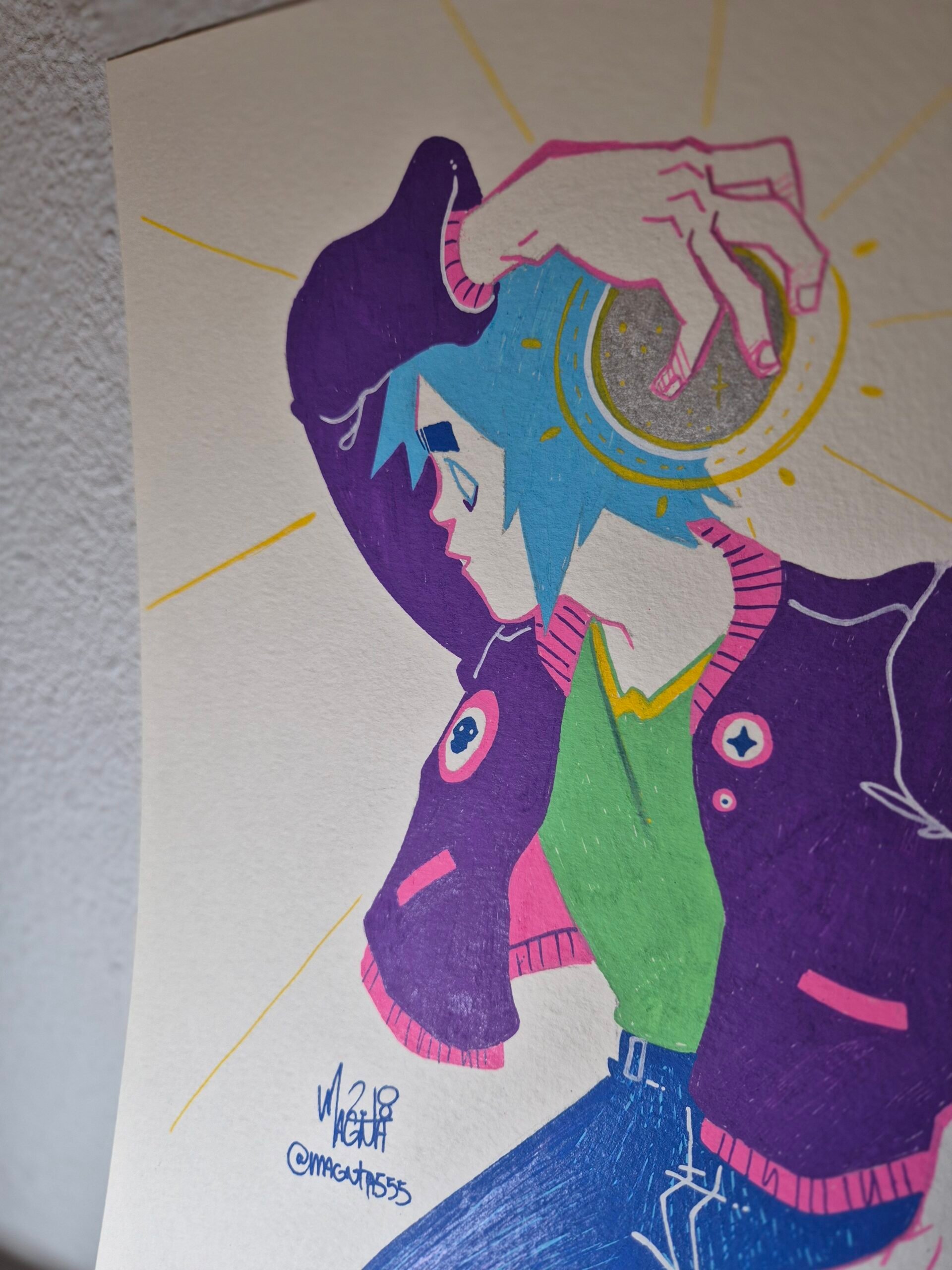 Traditional Art :: 2D holding a ball