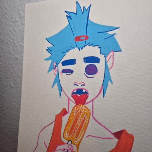 Acrylic pen Sketch :: popscicle