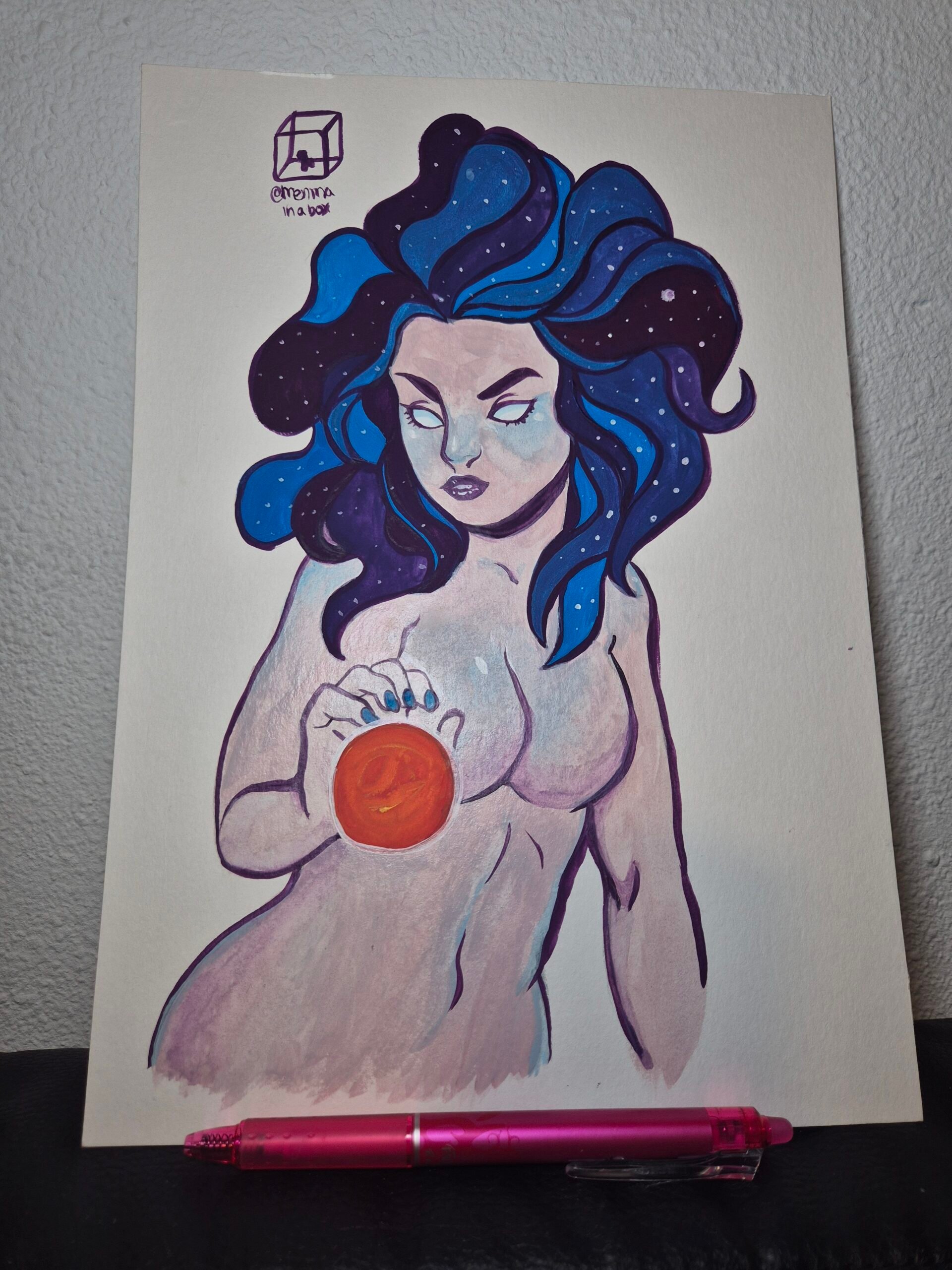 Traditional Art :: Nebula Woman - Image 3