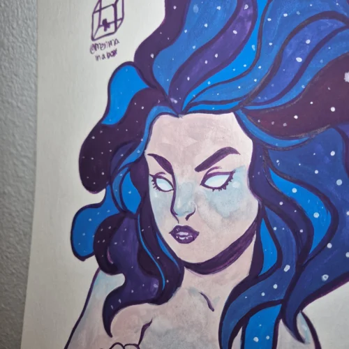 Traditional Art :: Nebula Woman