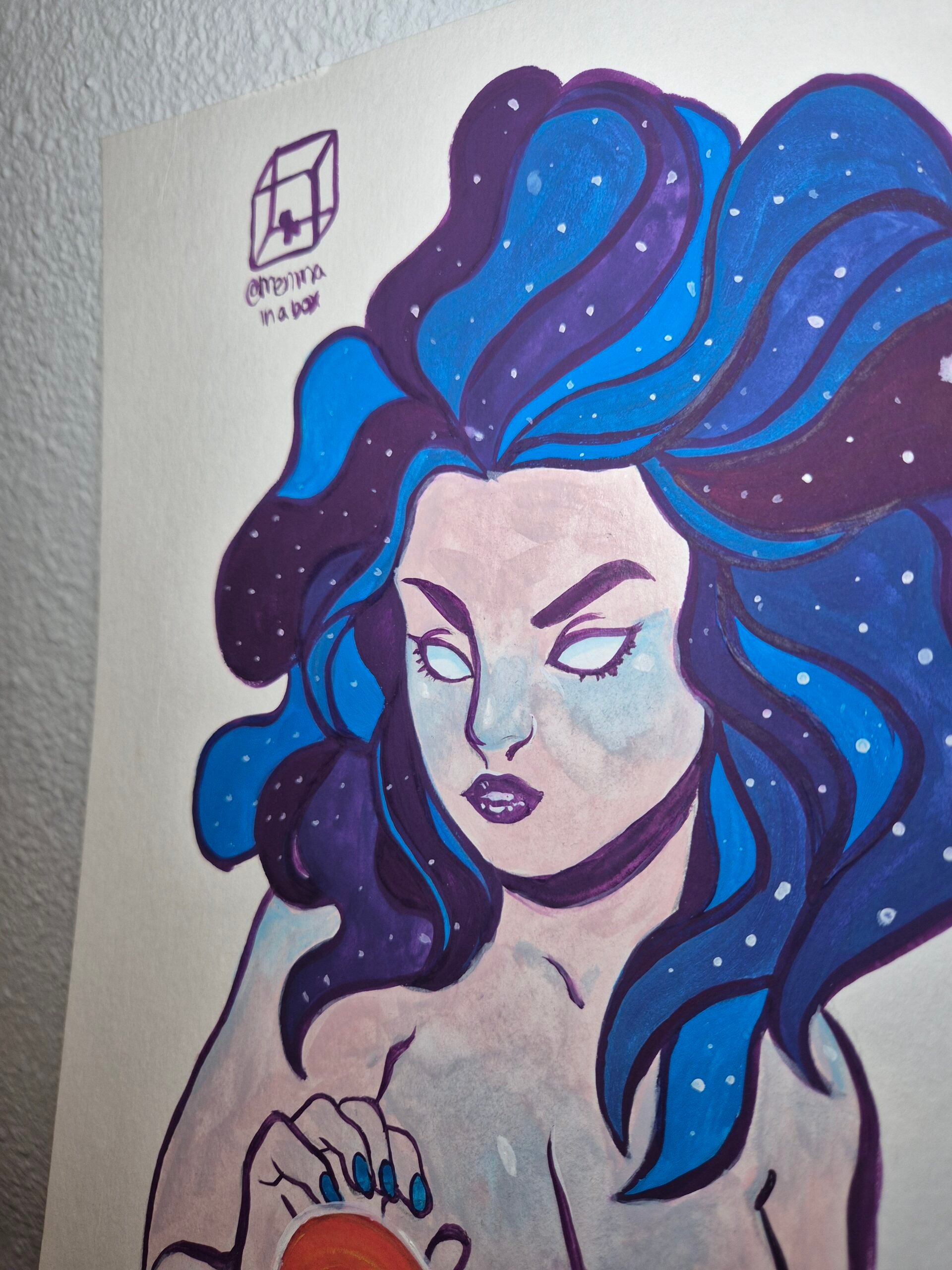 Traditional Art :: Nebula Woman
