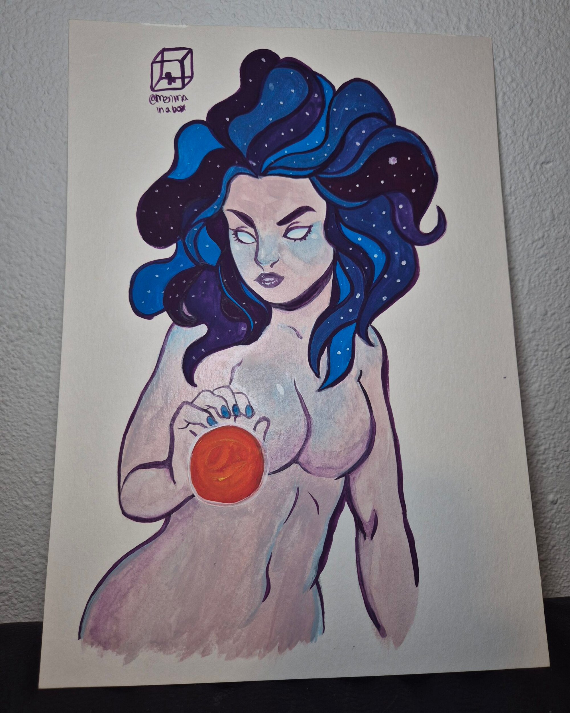 Traditional Art :: Nebula Woman - Image 2
