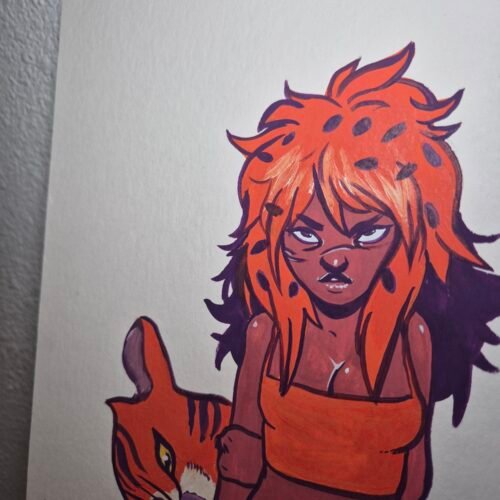 Gouache Painting :: Wild one