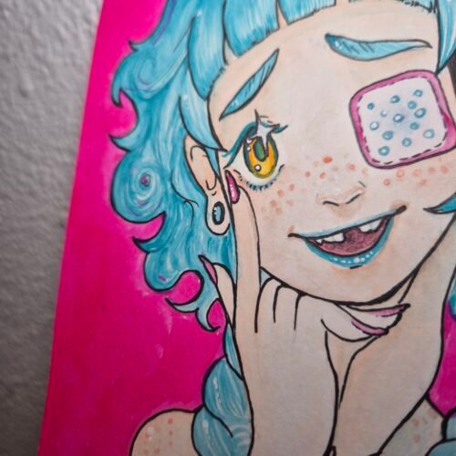 Mini watercolor painting :: Patch