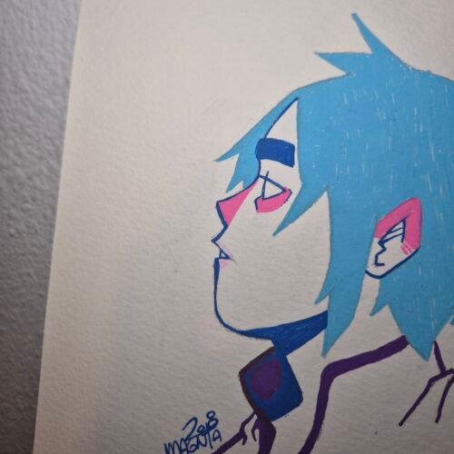 Acrylic pen Sketch :: I AM