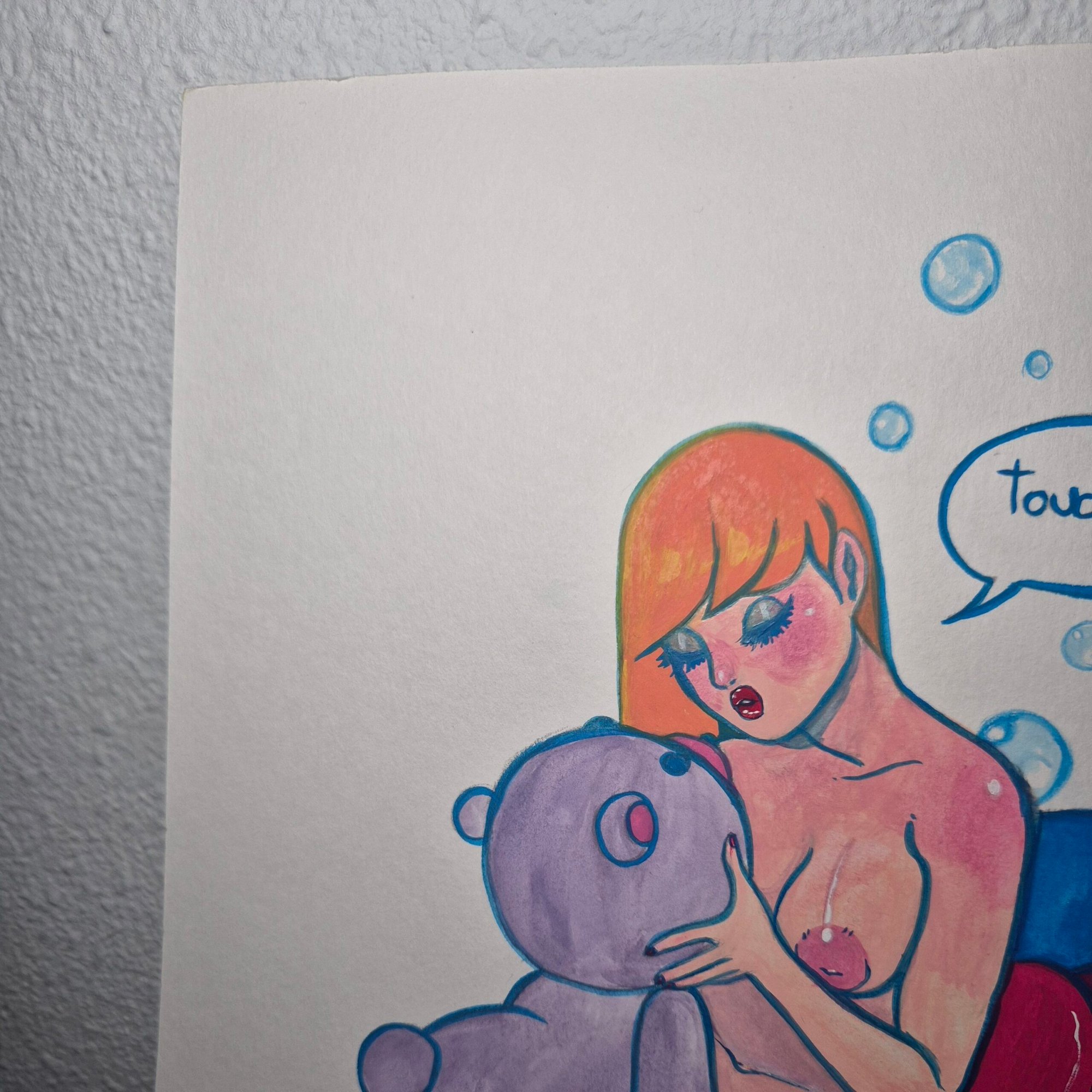 Gouache Painting :: Touch - Image 5