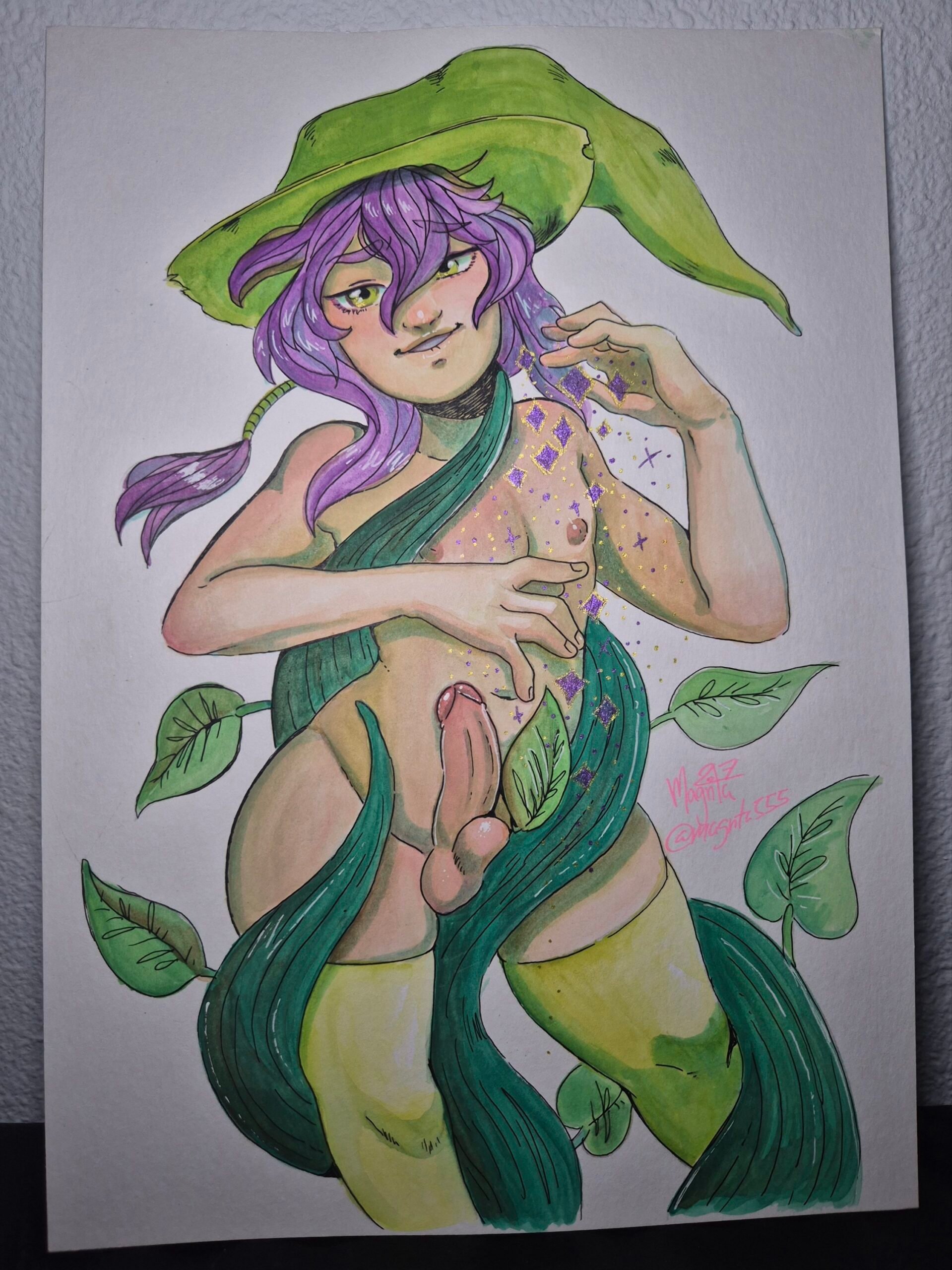 Watercolor Painting :: Vine Magic - Image 2