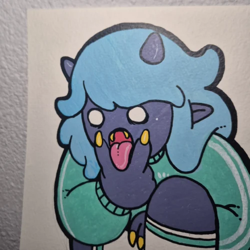 Acrylic pen Sketch :: Vmonster