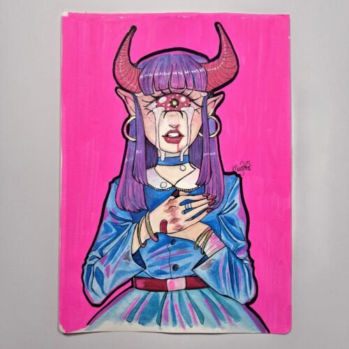 Watercolor painting :: Bruised Cyclops