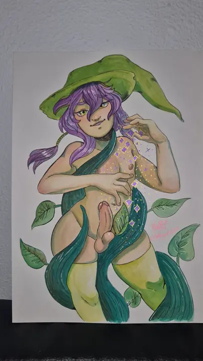 Watercolor Painting :: Vine Magic - Image 3