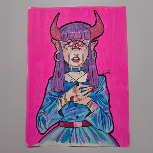 Watercolor painting :: Bruised Cyclops