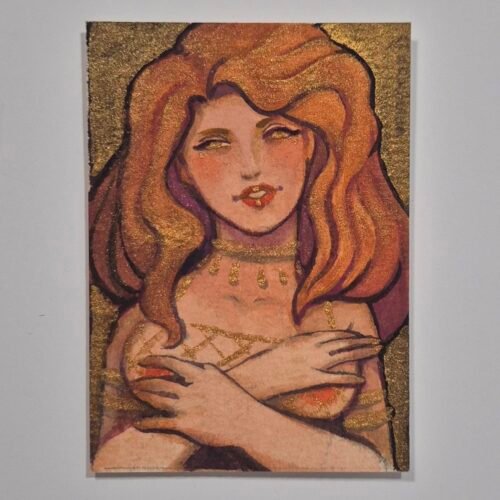 Watercolor ACEO Original Art :: Aphrodite