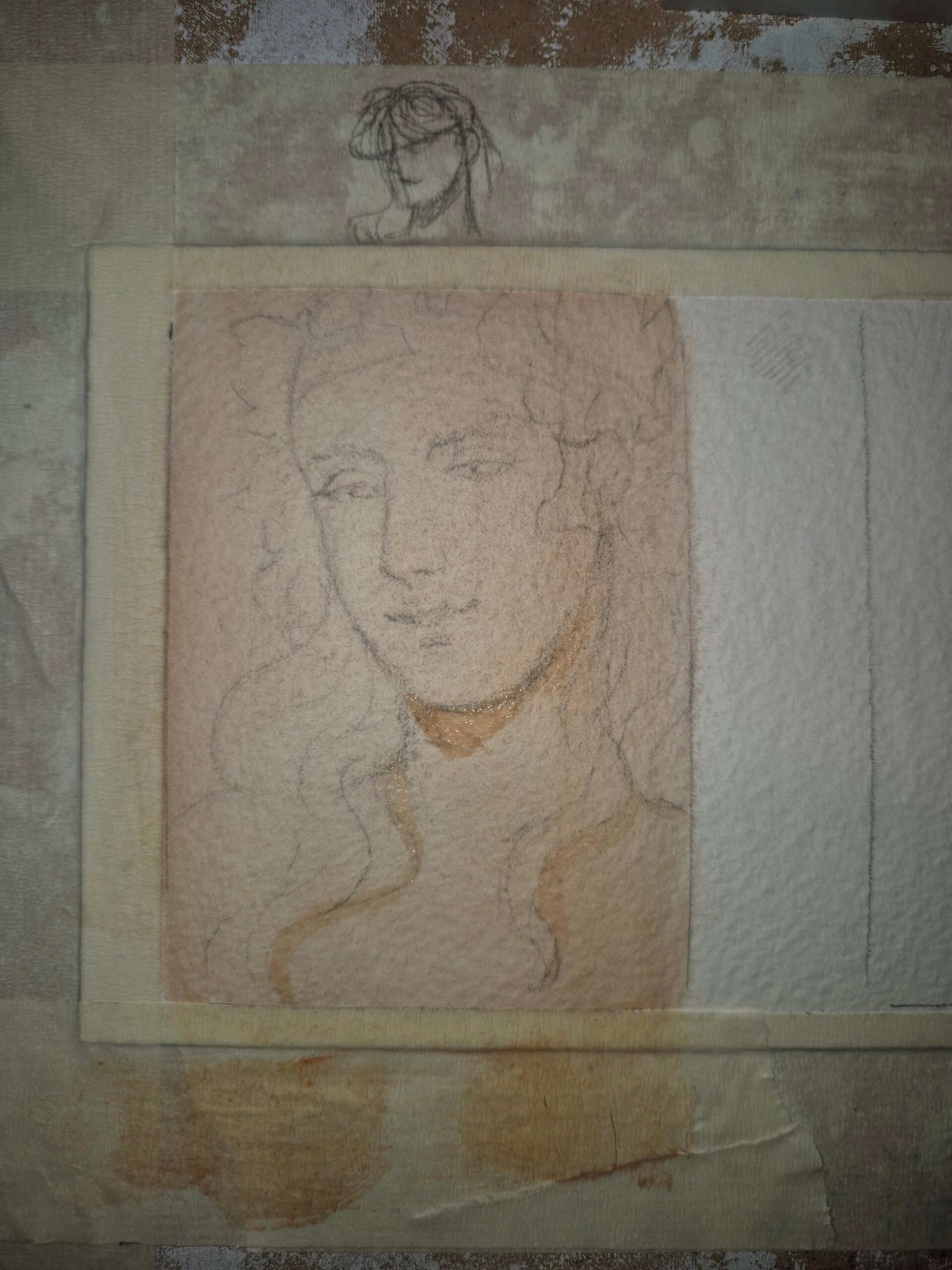 Watercolor ACEO Original Art :: Dionysus - Image 5