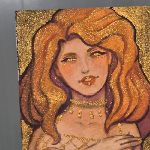 Watercolor ACEO Original Art :: Aphrodite