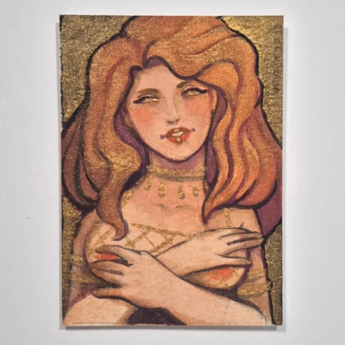 Watercolor ACEO Original Art :: Aphrodite