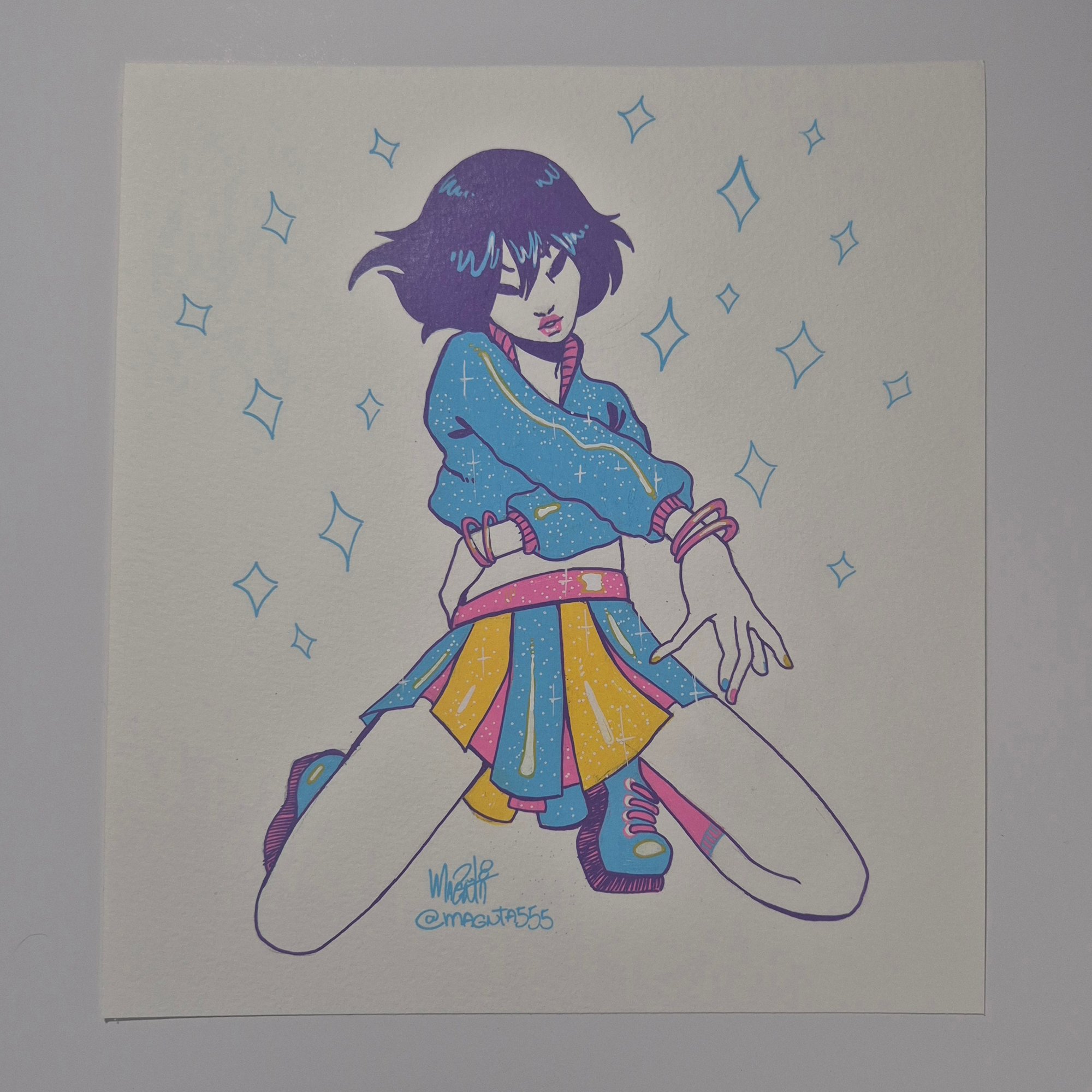 Acrylic pen Painting :: CMYP