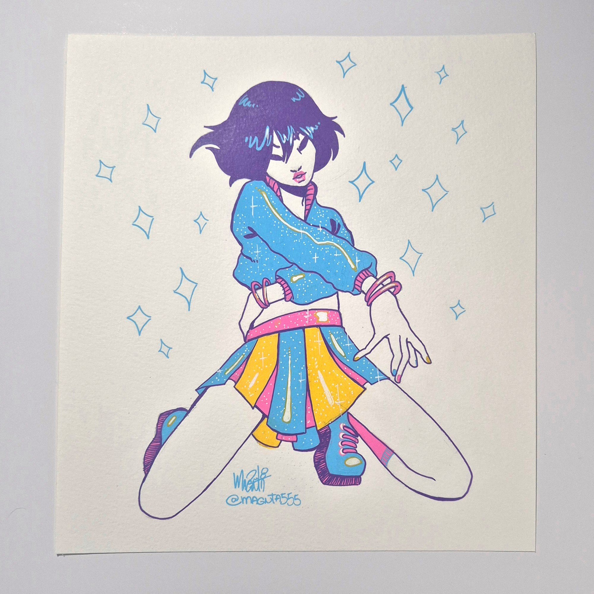 Acrylic pen Painting :: CMYP