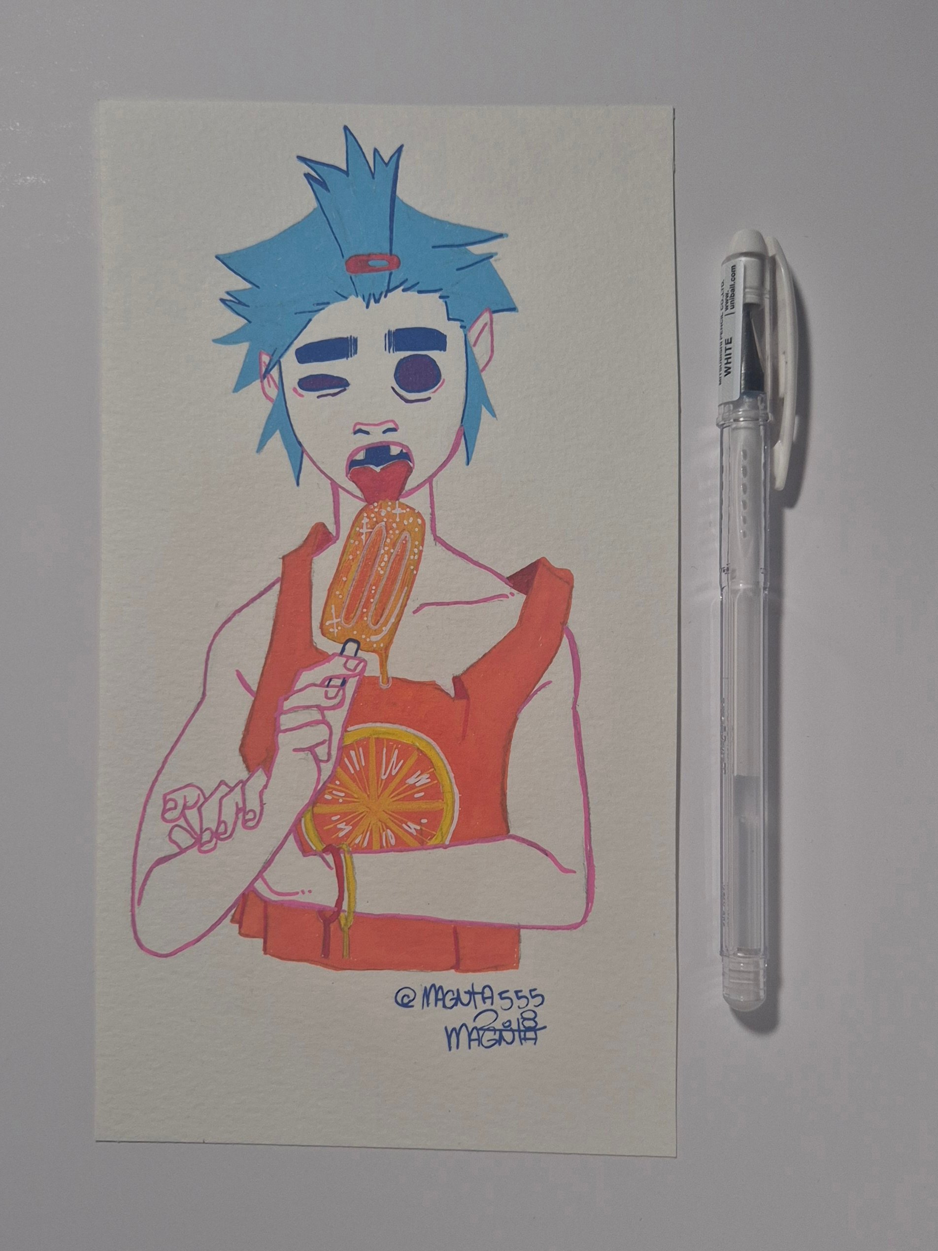 Acrylic pen Sketch :: popscicle - Image 2