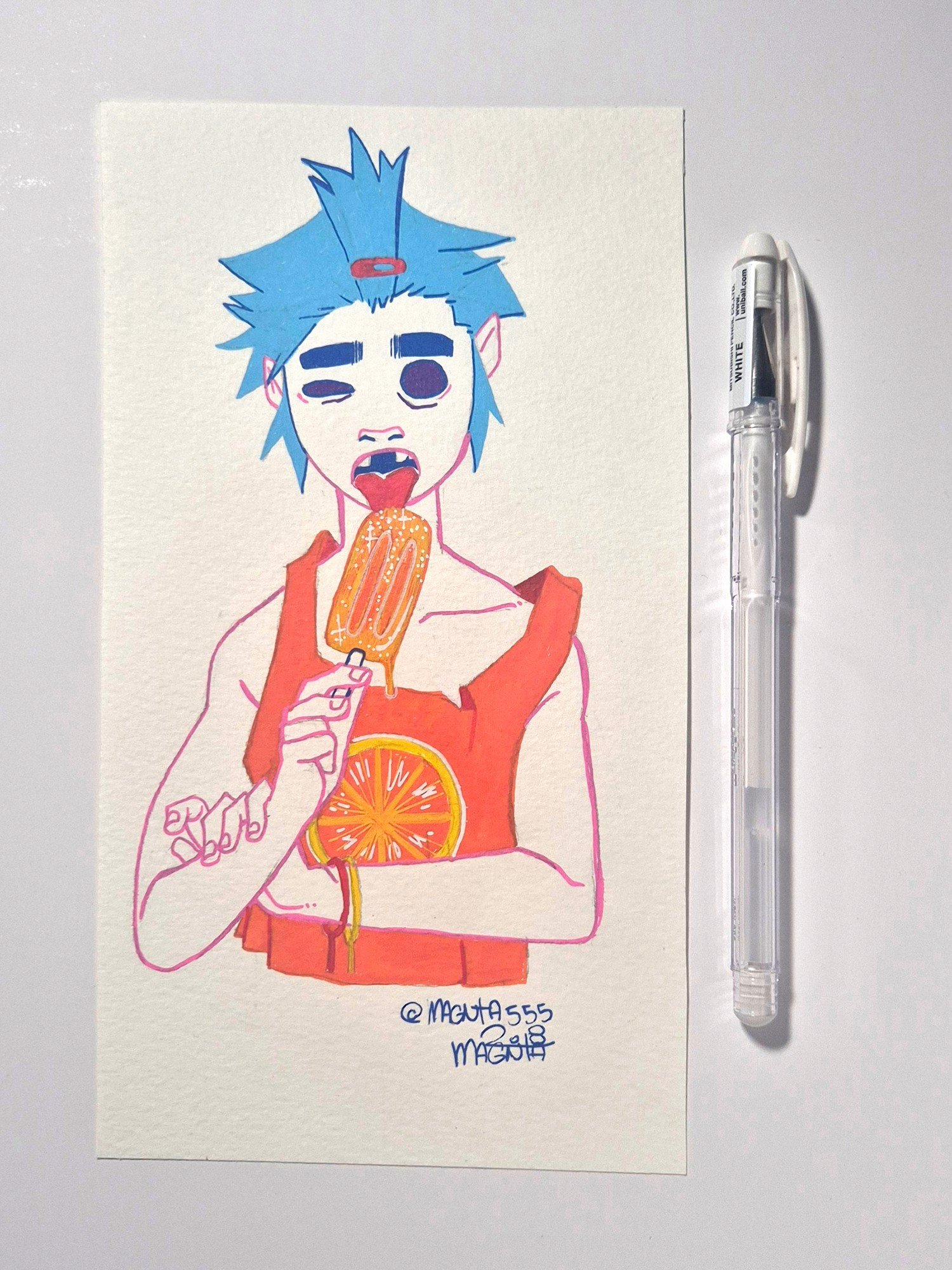 Acrylic pen Sketch :: popscicle - Image 3