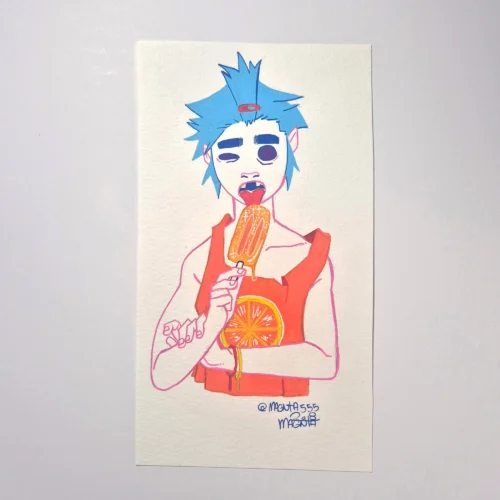 Acrylic pen Sketch :: popscicle