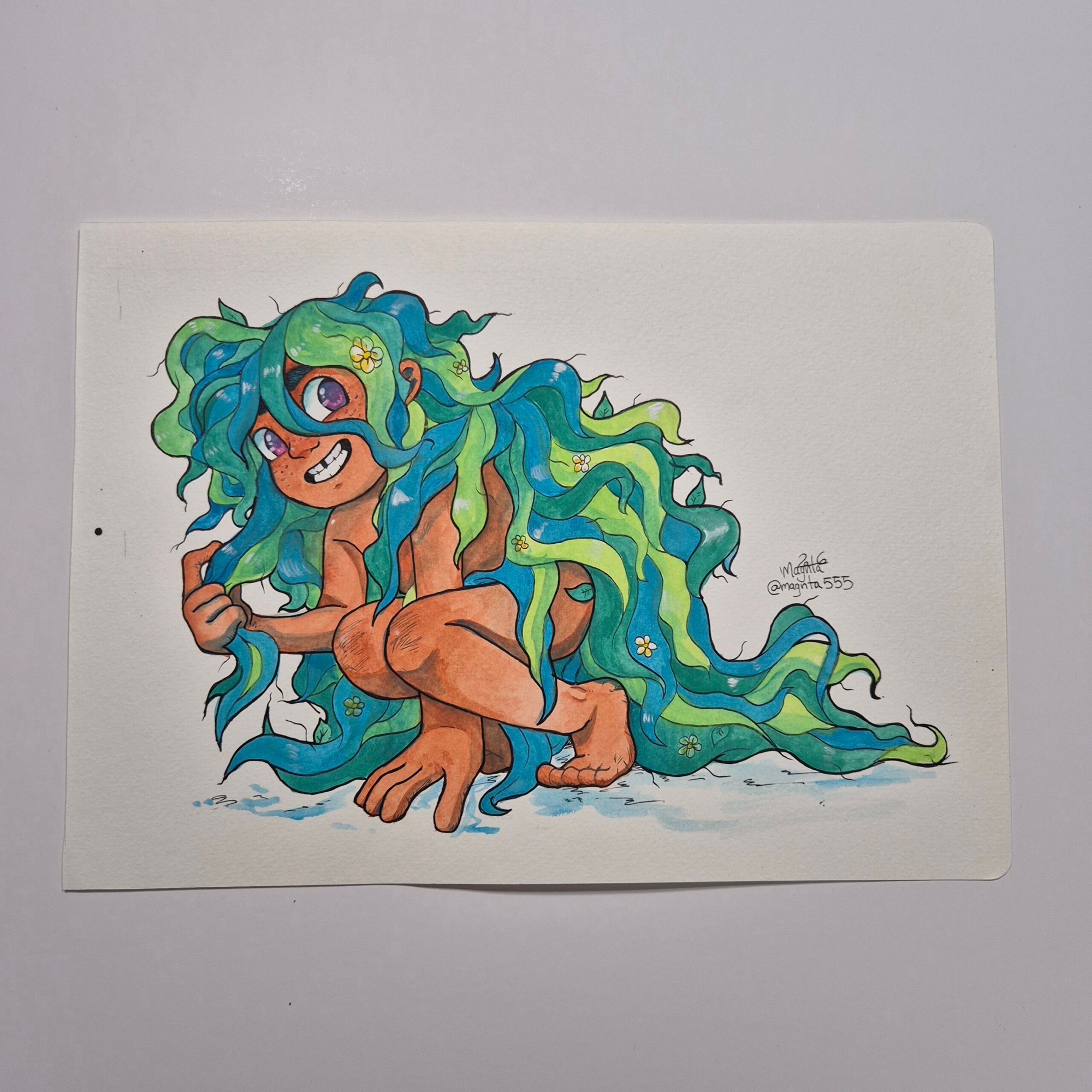 Watercolor Painting :: Wilderness