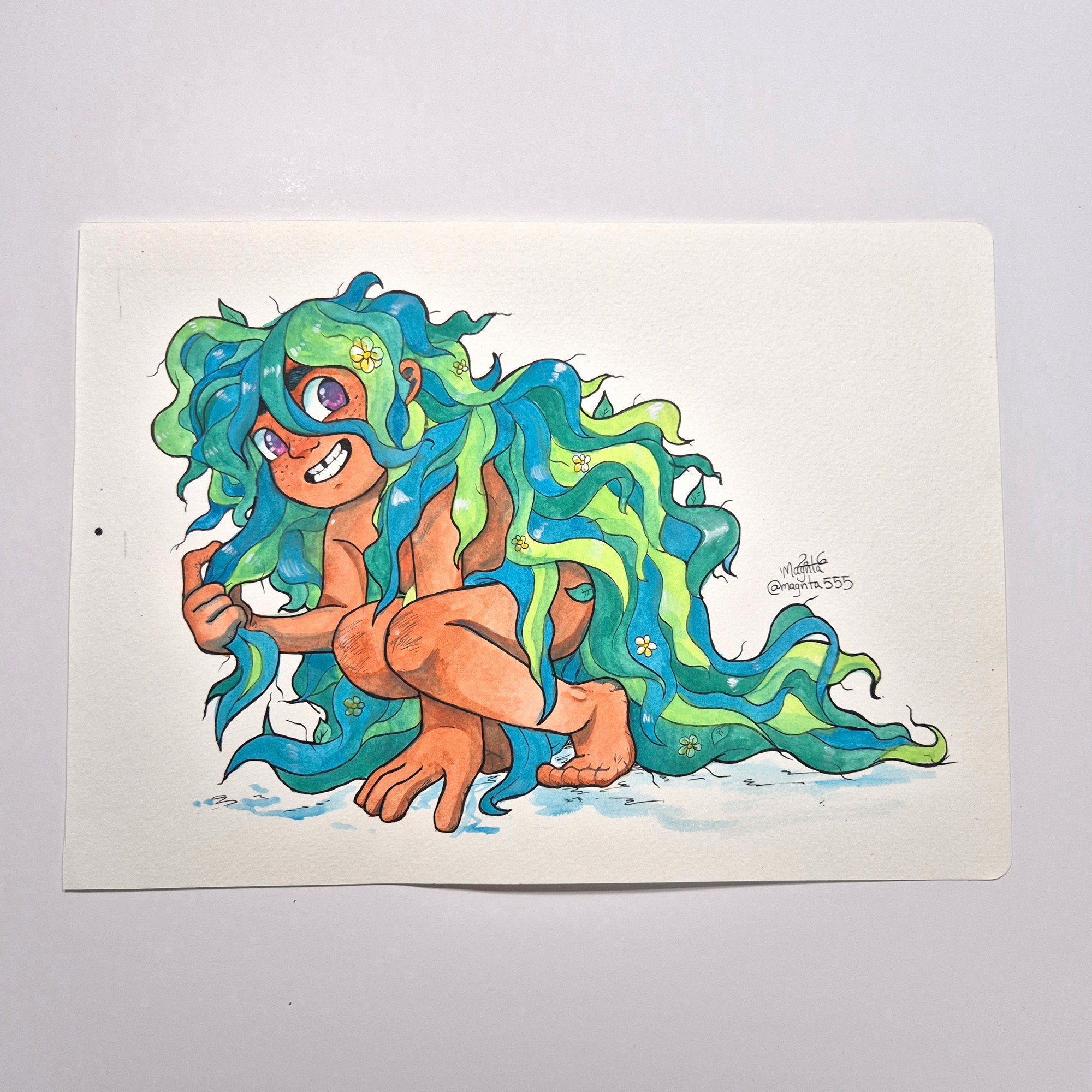 Watercolor Painting :: Wilderness