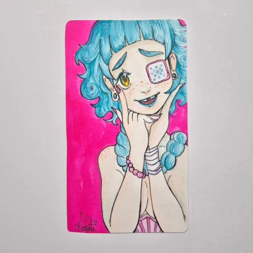 Mini watercolor painting :: Patch