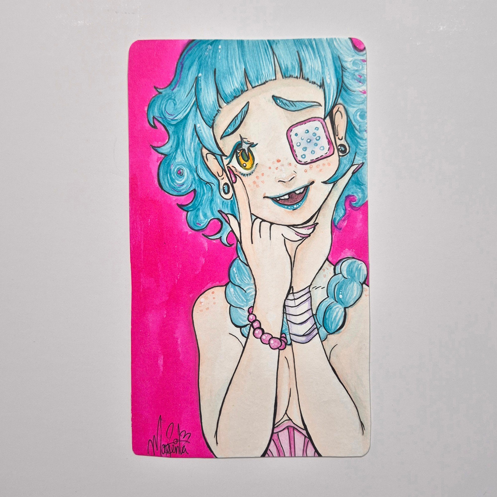 Mini watercolor painting :: Patch