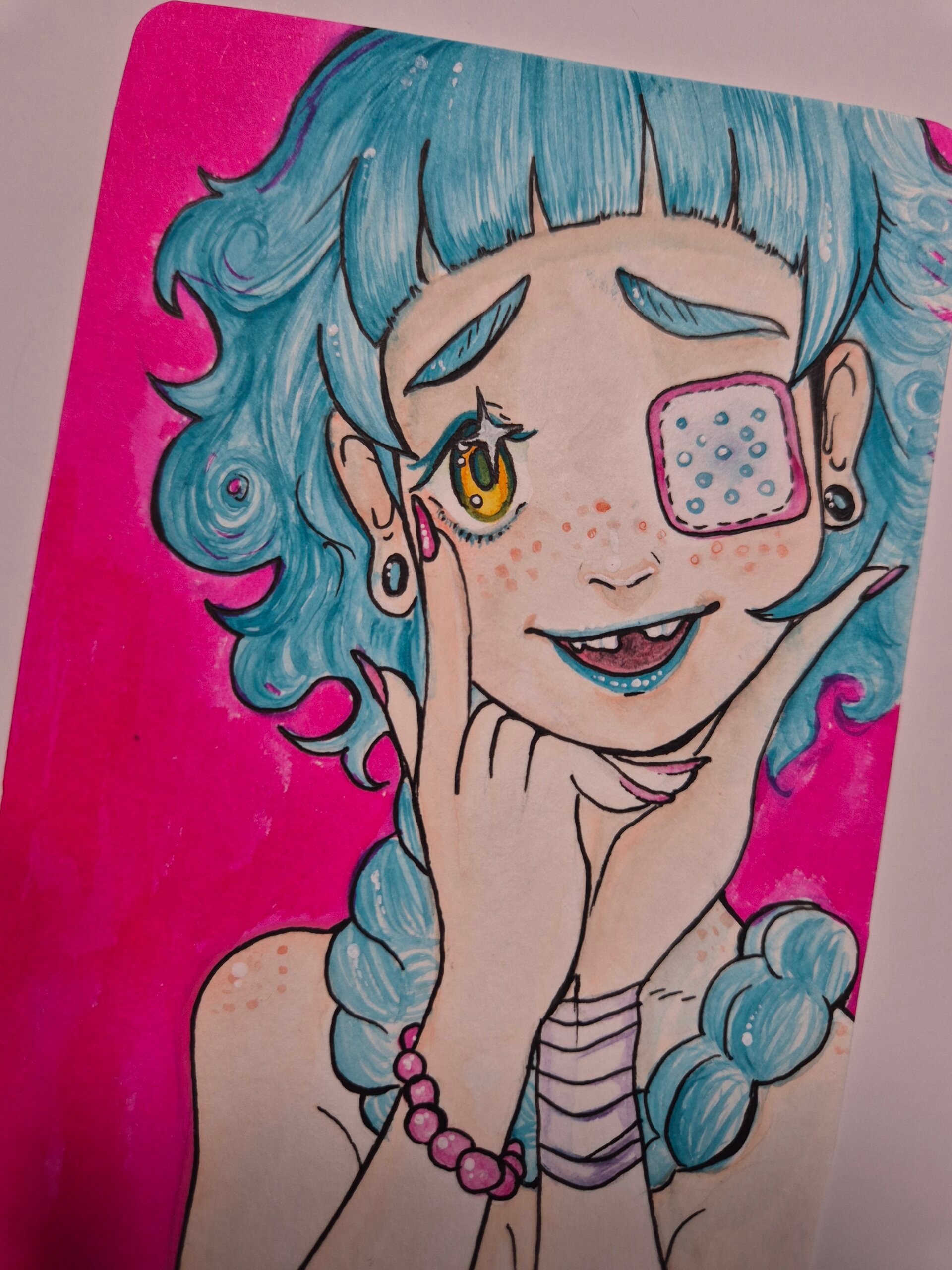 Mini watercolor painting :: Patch - Image 2