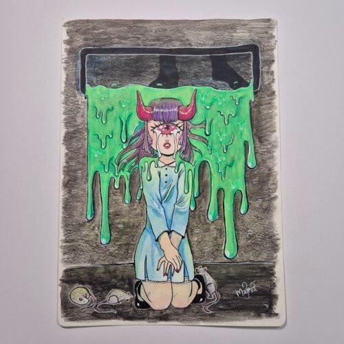 Watercolor Painting :: Gutter