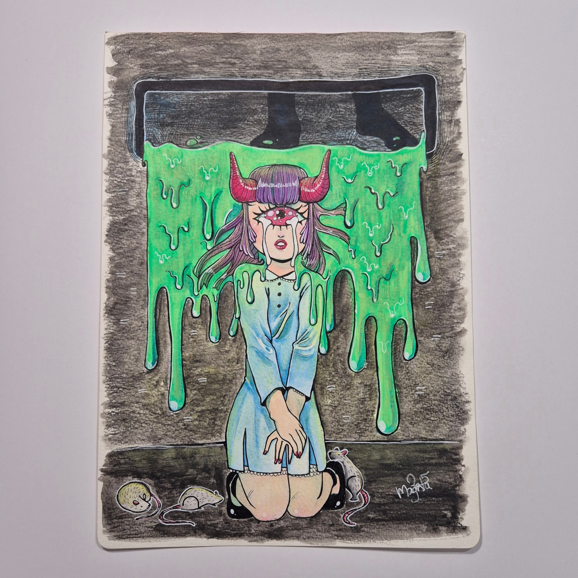 Watercolor Painting :: Gutter