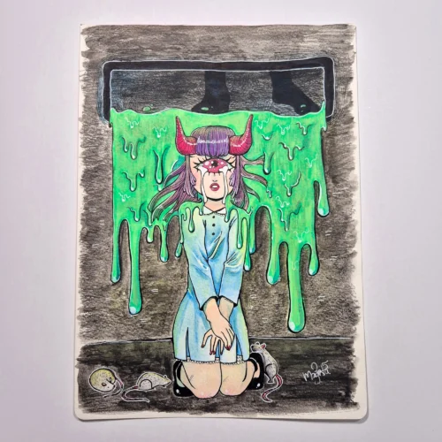 Watercolor Painting :: Gutter