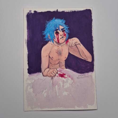 Gouche Sketch :: Bloody sleep