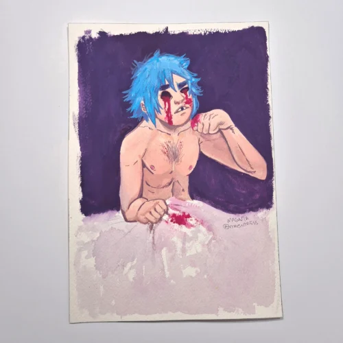 Gouche Sketch :: Bloody sleep