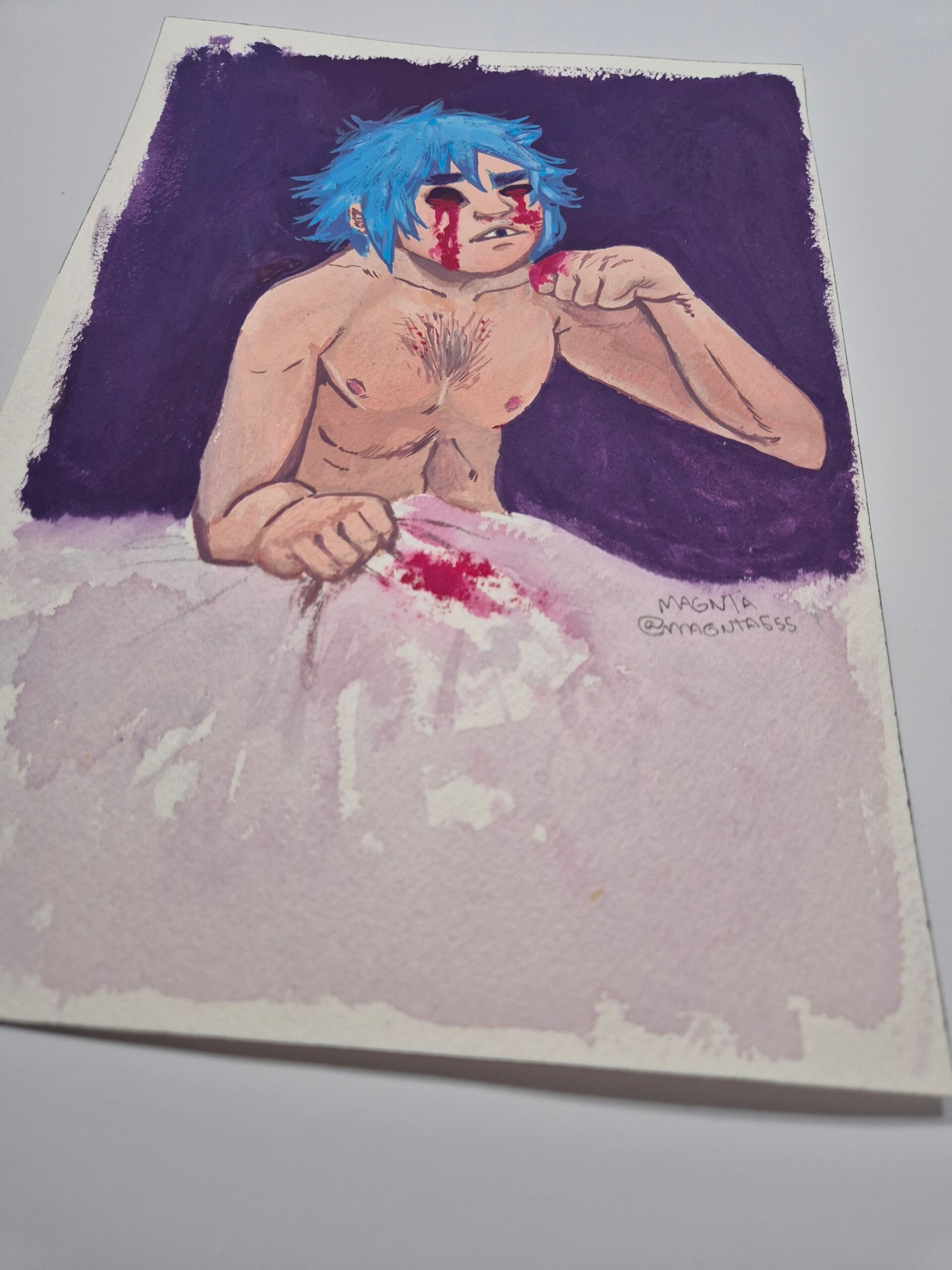 Gouche Sketch :: Bloody sleep - Image 3