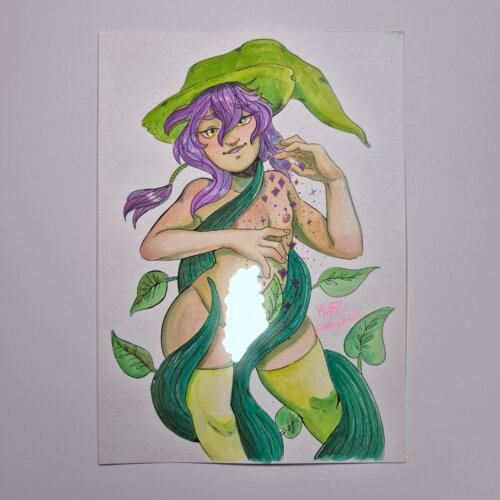 Watercolor Painting :: Vine Magic