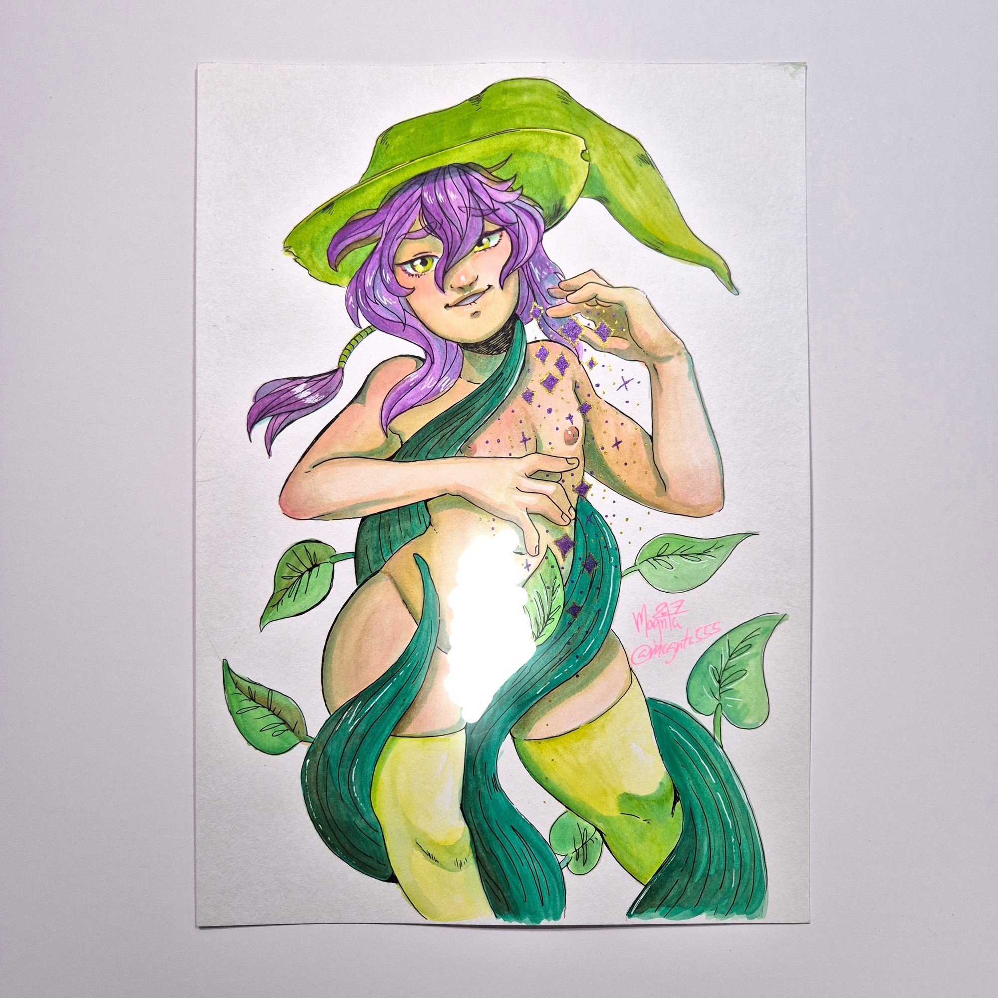 Watercolor Painting :: Vine Magic