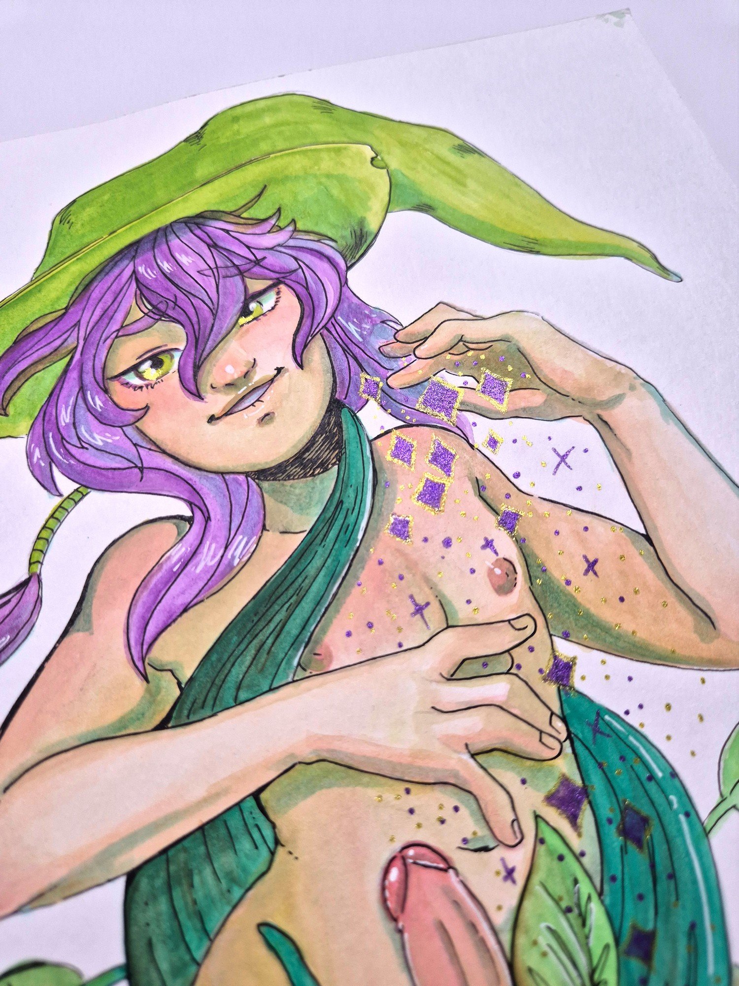 Watercolor Painting :: Vine Magic - Image 4