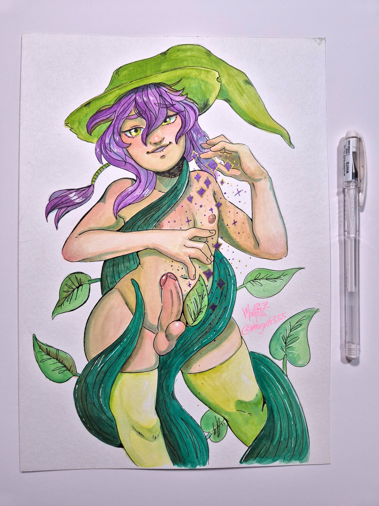 Watercolor Painting :: Vine Magic - Image 3
