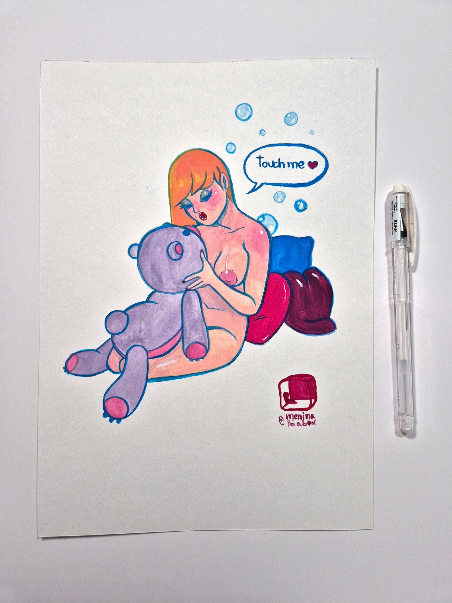 Gouache Painting :: Touch - Image 2