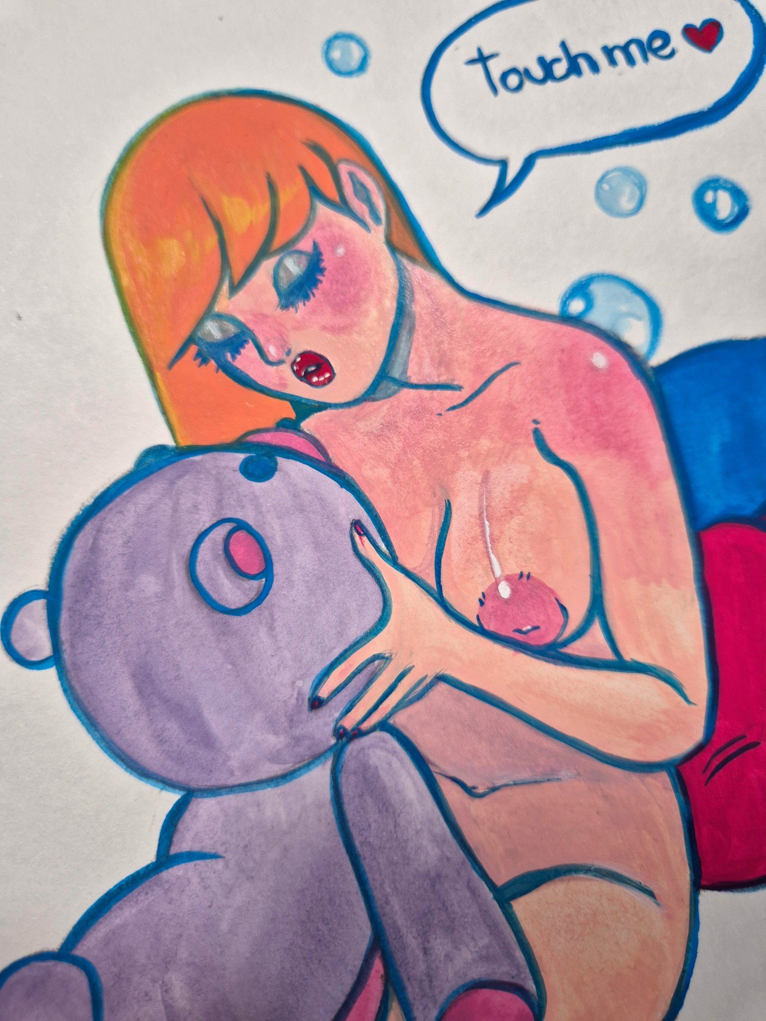 Gouache Painting :: Touch - Image 4