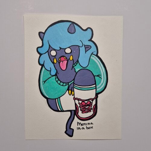 Acrylic pen Sketch :: Vmonster