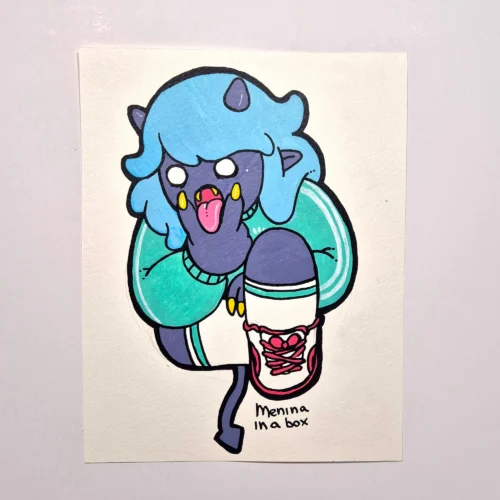 Acrylic pen Sketch :: Vmonster