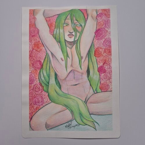 Watercolor painting :: Rose Boy